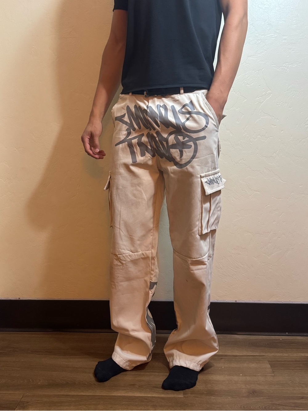 White Cargo Pants